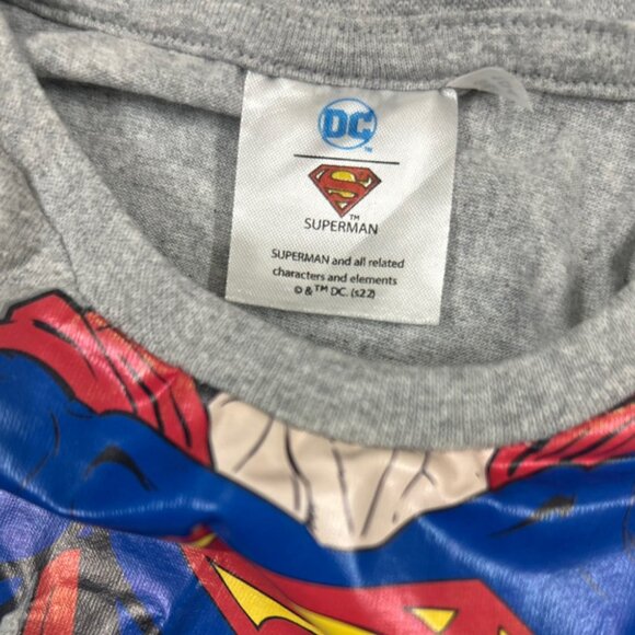 Superman Man of Steel Kids Pajama Set | DC Comics Nightwear NWT - Picture 4 of 4